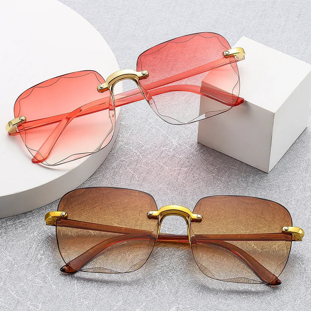 Rimless Women's Sunglasses