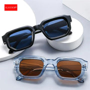 Men Vintage Rectangle Frame Sunglasses