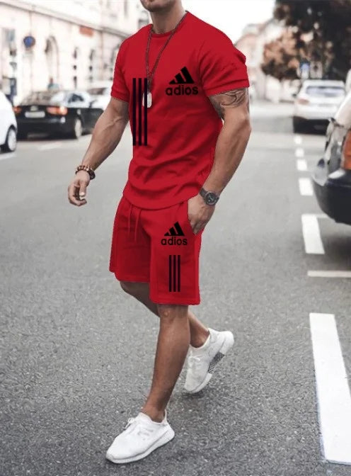 Men's Casual Tracksuit Short Sleeve