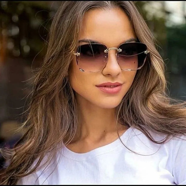 Woman Square Sunglasses Fashion