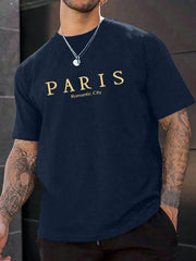 Paris Romantic City Letter Graphic Tee