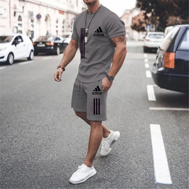 Men's Casual Tracksuit Short Sleeve