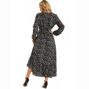 Women Maxi Dress Casual Long Sleeve