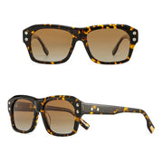 Acetate Square Rectangular Sunglasses