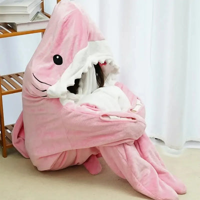 Shark Blanket Adult Cartoon Sleeping Bag